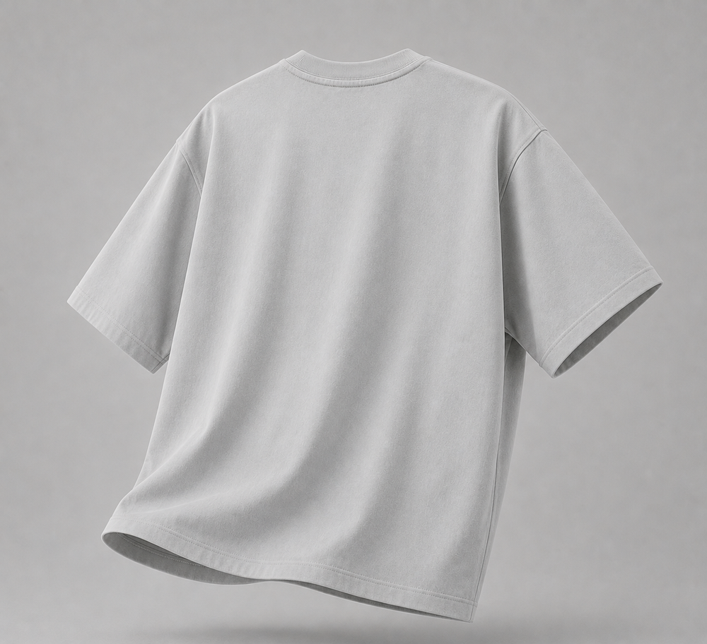Premium Plain Grey Oversized T-Shirt