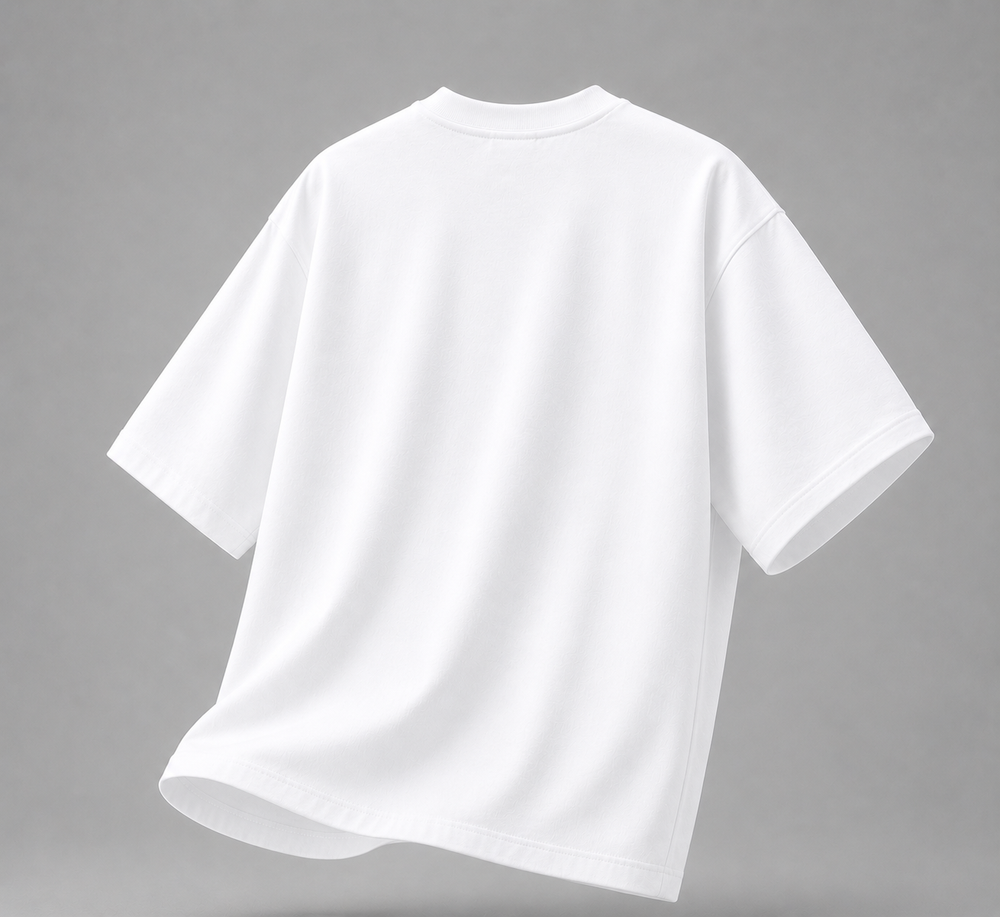 Premium Plain White Oversized T-Shirt