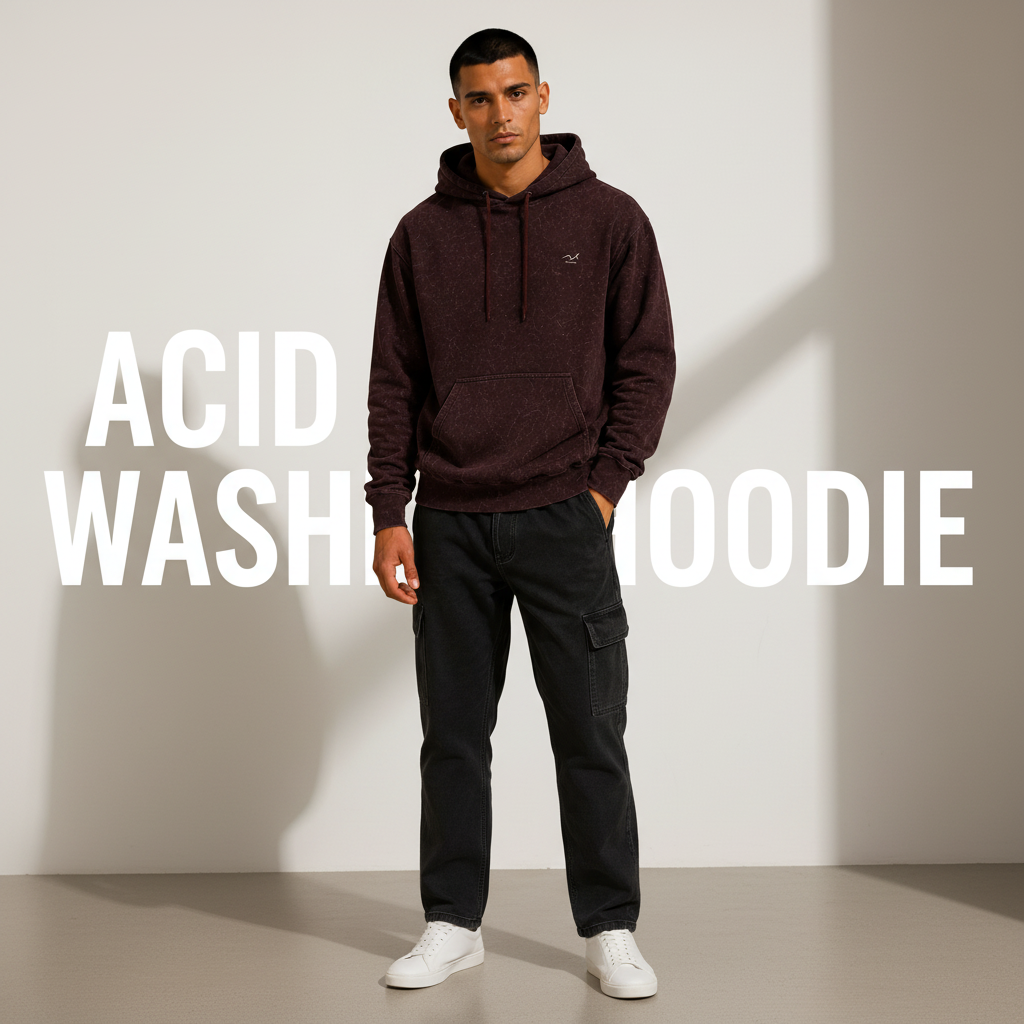 Acid-Washed Hoodie
