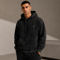 Black Acid Washed Hoodie