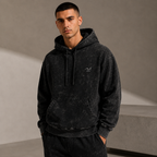 Black Acid Washed Hoodie