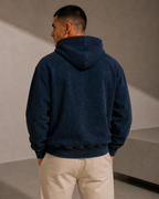Blue Acid Washed Hoodie