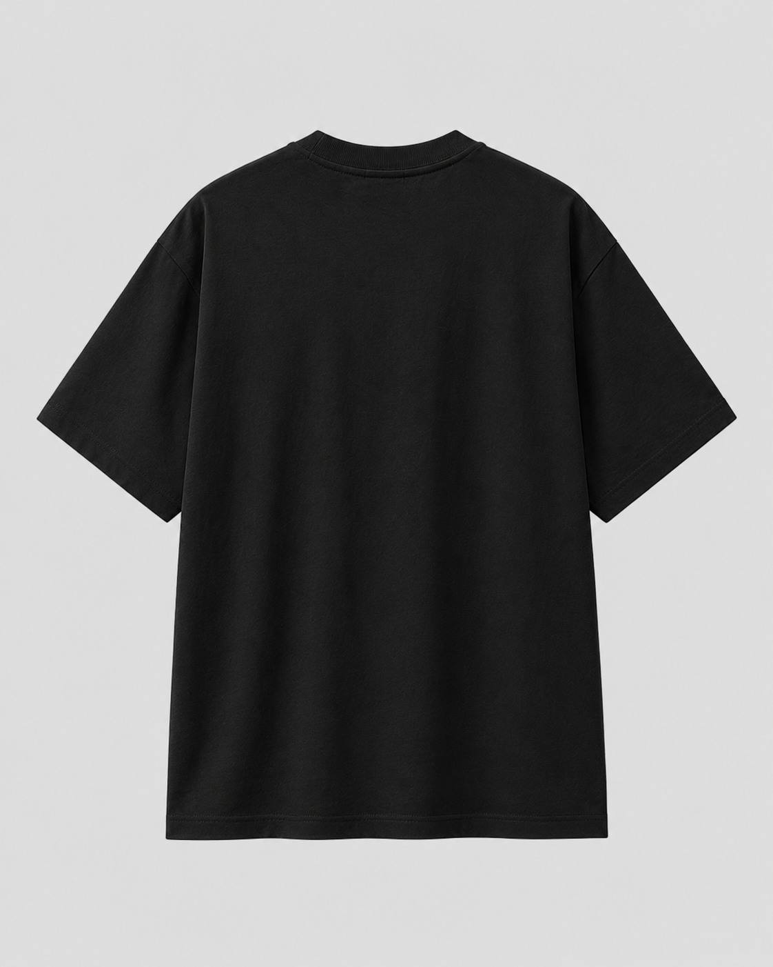 Premium Plain Black Oversized T-Shirt