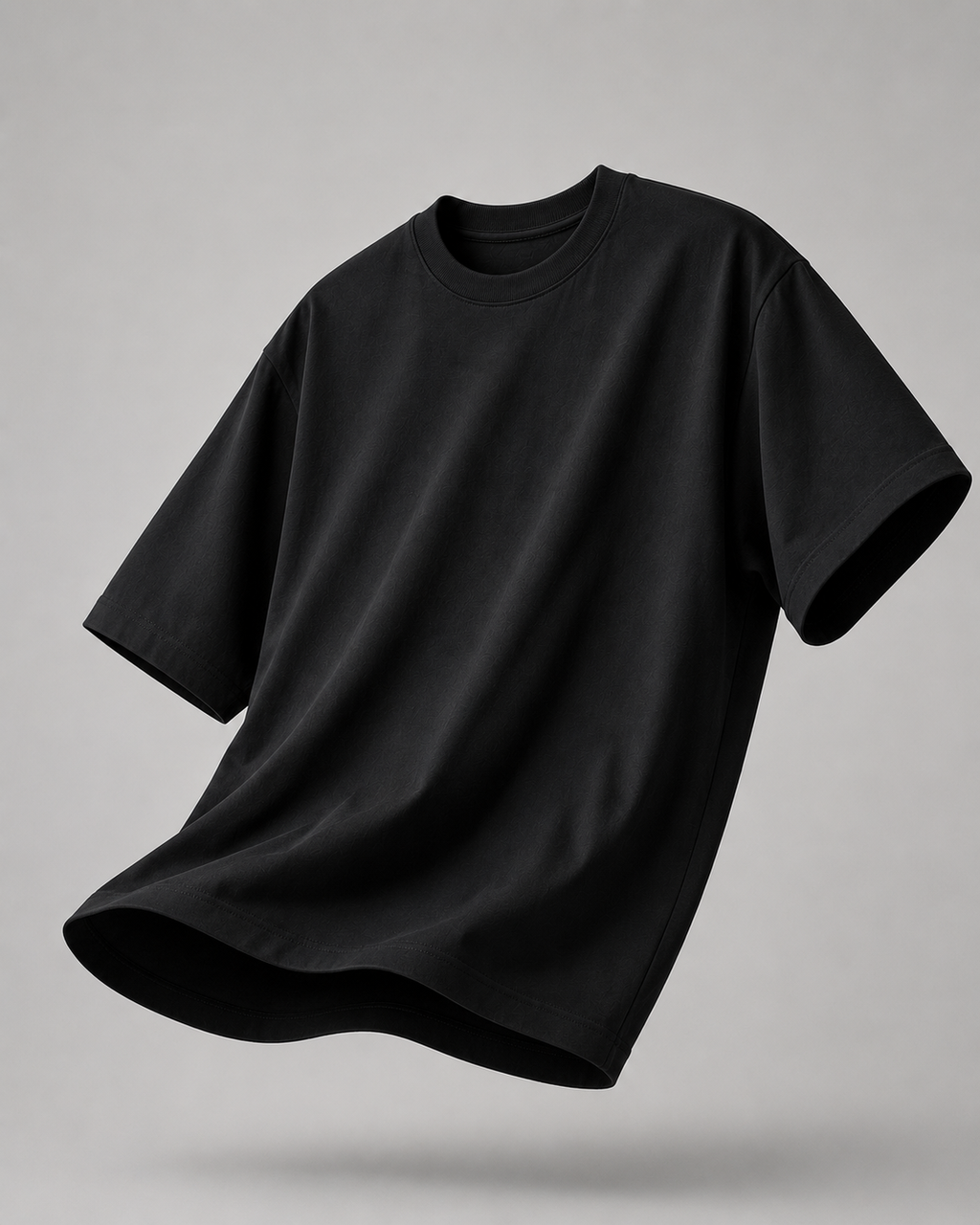 Premium Plain Black Oversized T-Shirt