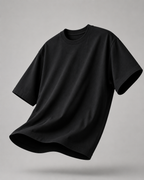 Premium Plain Black Oversized T-Shirt