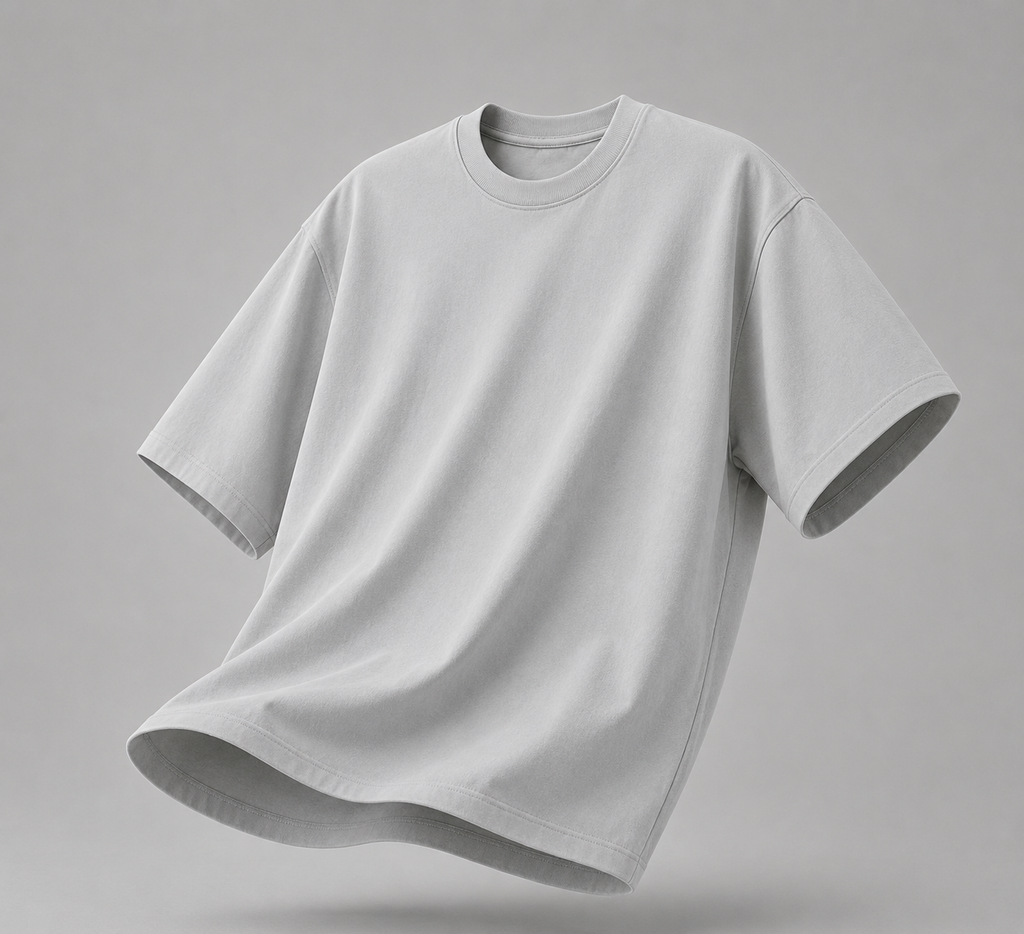 Premium Plain Grey Oversized T-Shirt