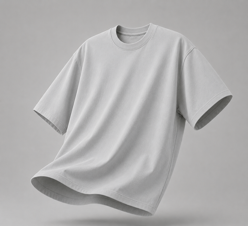 Premium Plain Grey Oversized T-Shirt