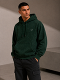 Green Acid Washed Hoodie