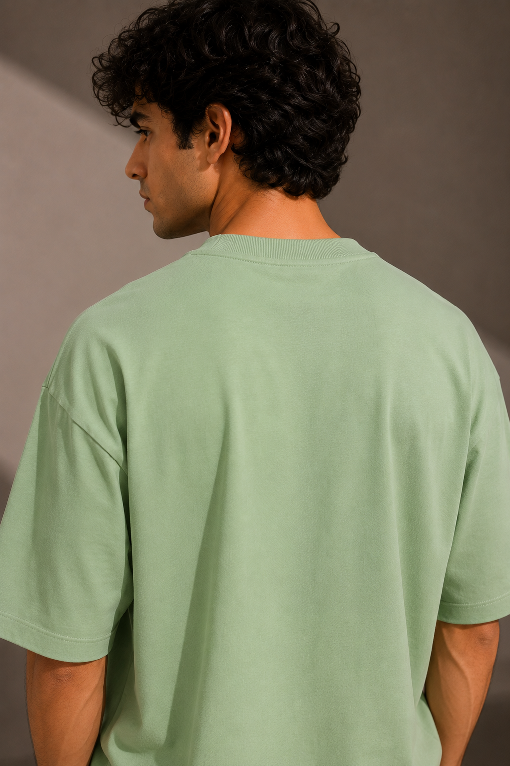 Premium Embroidered Oversized T-Shirt Green