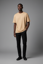 Beige Tee Pose 1