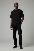Black Tee Pose 1