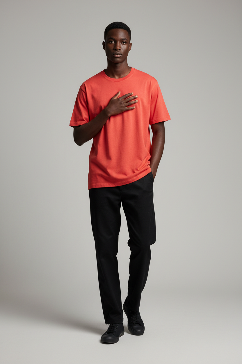 Coral Tee Pose 2