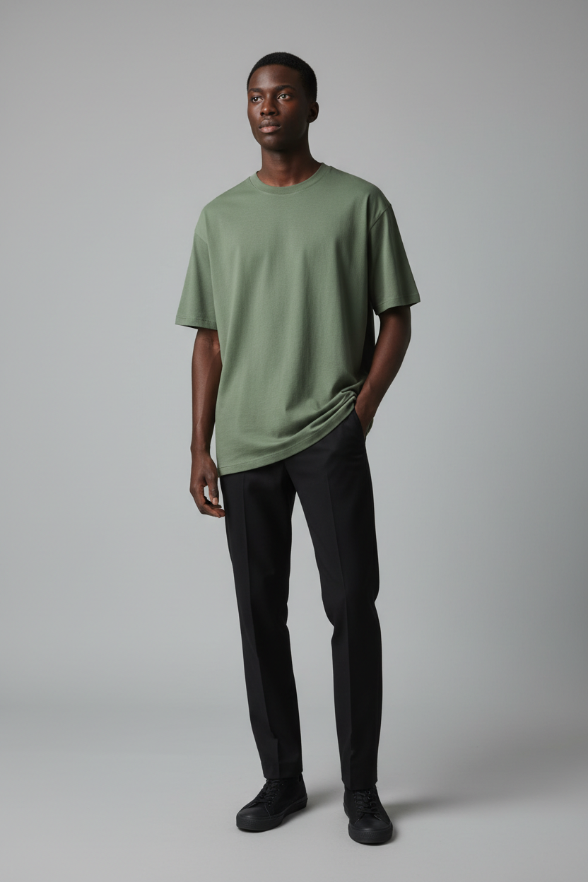 Olive Tee Pose 1
